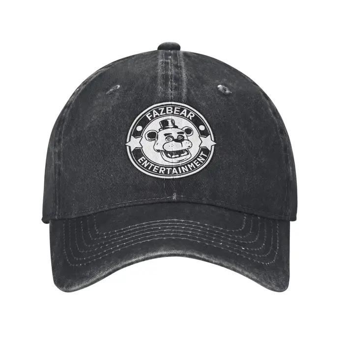 Casquette de Baseball Vintage FNAF At Freddys pour hommes et femmes, casquette de soleil en coton vi