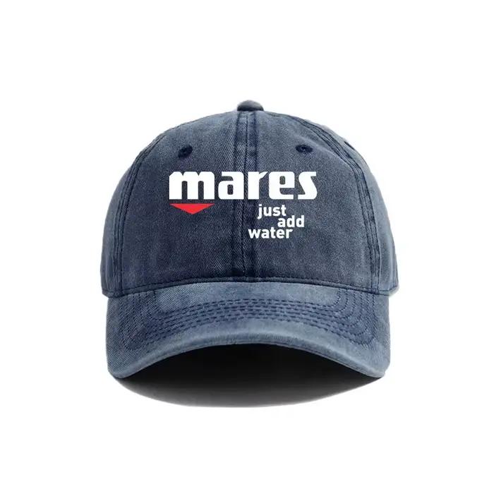 Mares ajouter simplement l'eau en détresse casquette de Baseball Cool hommes rétro en plein air été
