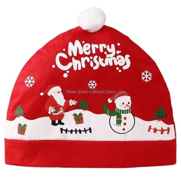 Chapeau noël amusant E74E, avec accessoire vacances à mode pour les réunions famille
