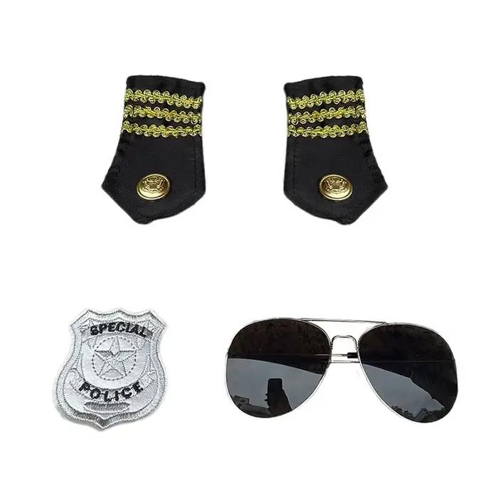 Chapeau militaire à visière de l'armée pour adultes, casquette de police octogonale à dessus plat, a