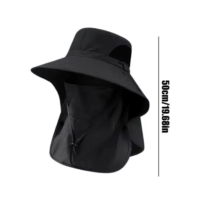 Chapeau de pêcheur pour homme, chapeau de soleil d'été pour l'extérieur, séchage rapide, chapeau de