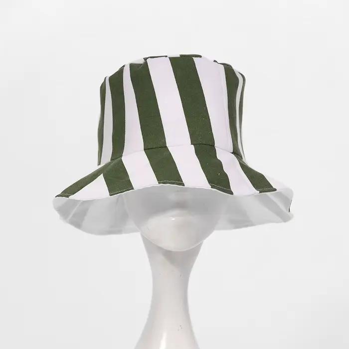 Anime eau de javel Urahara Kisuke Cosplay chapeau casquette dôme vert et blanc rayé été Cool chapeau