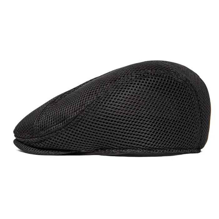 FEINION Bérets en maille respirante pour hommes, chapeaux de soleil rétro, casquettes de peintre, ca