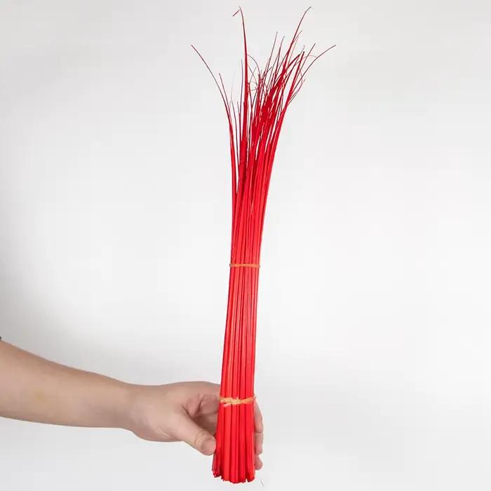 Tiges dures en plumes d'autruche naturelles, 45-50cm, multicolores pour couvre-chef, accessoires de