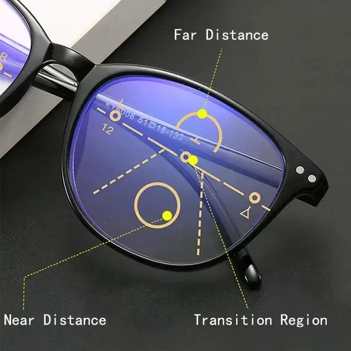 Lunettes de lecture multifocales progressives 3 en 1 pour femmes, faciles à regarder de loin et de p