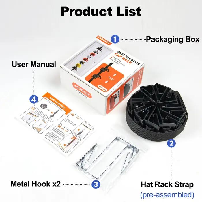 Organisateur de chapeaux, support pour porte de casquettes de Baseball, cintre de rangement pour pla