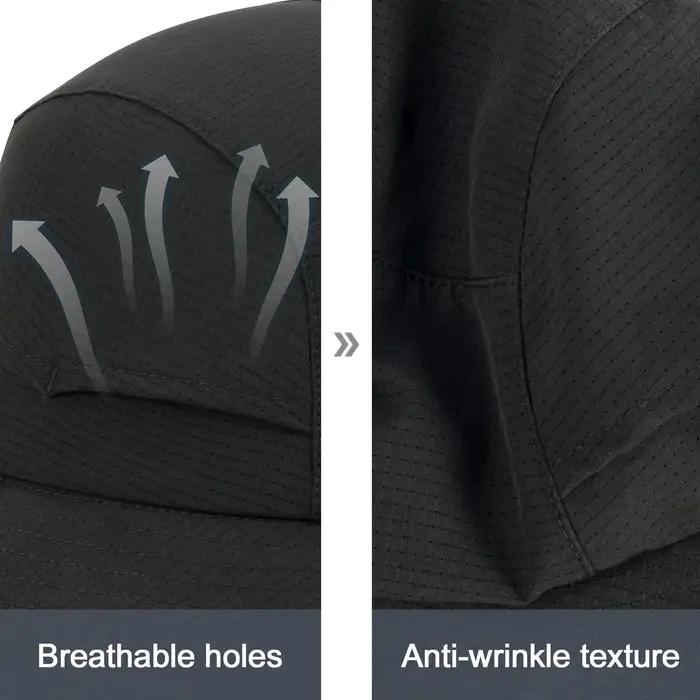 VOBOOM Chapeau seau respirant pour femme, protection solaire non structurée, casquette d'extérieur l