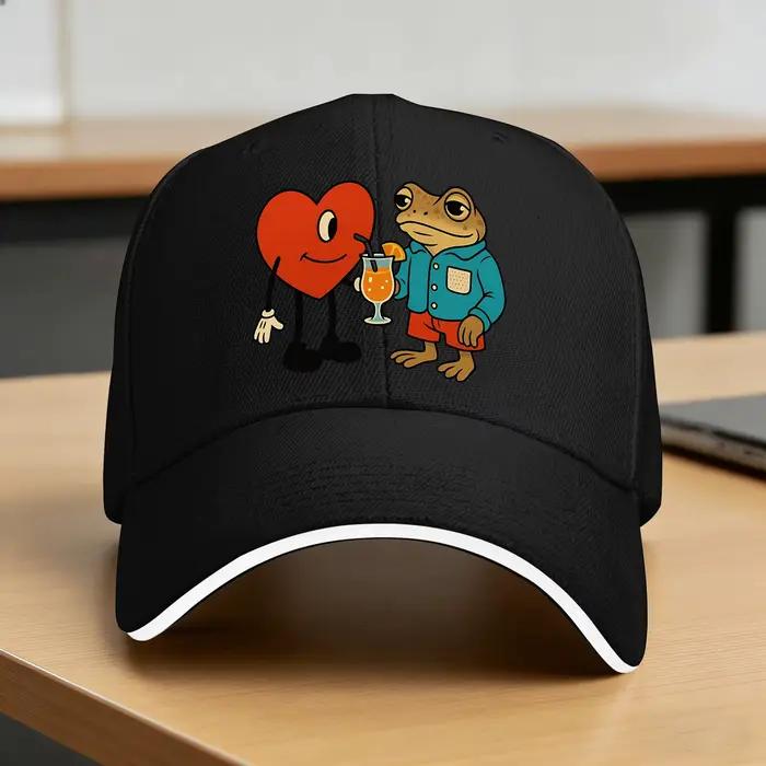 Casquette de baseball décontractée Bad Bunny Dtmf, Casquette de camionneur pour l'été, protection so