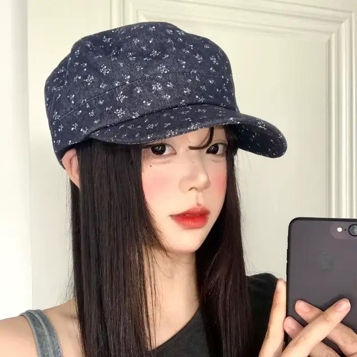 Casquettes de baseball décontractées polyvalentes pour femmes, style équestre vintage à calotte plat