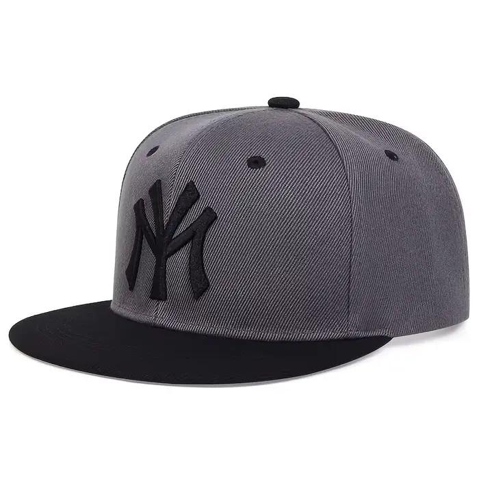 Chapeaux hip-hop brodés de lettres unisexes, casquettes de baseball décontractées réglables, chapeau