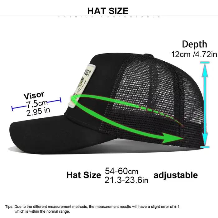 Casquette de baseball thème pêche pour hommes et femmes chapeau d'été respirant en maille protection solaire occasion pêche camping plage