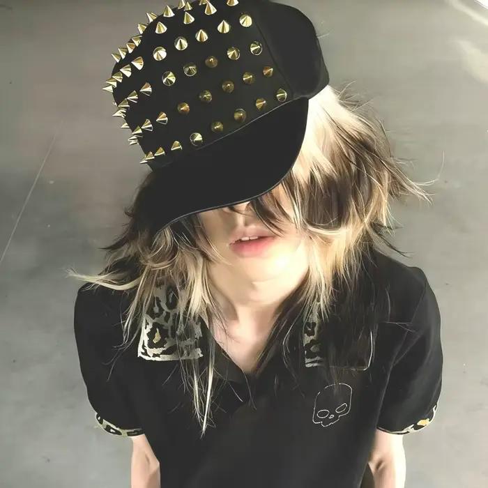 Casquette de Baseball à rivets Rock pour femmes et hommes
