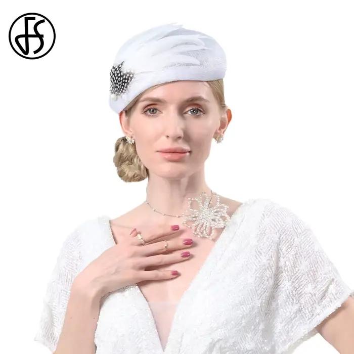 Sinamay-Bérets élastiques pour femmes