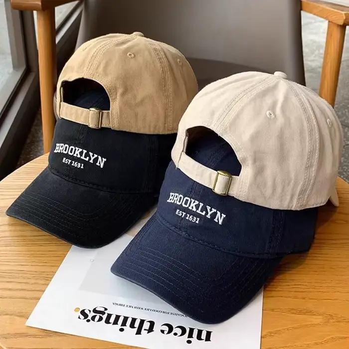 JK – casquette de Baseball brodée avec lettres coréennes pour hommes et femmes