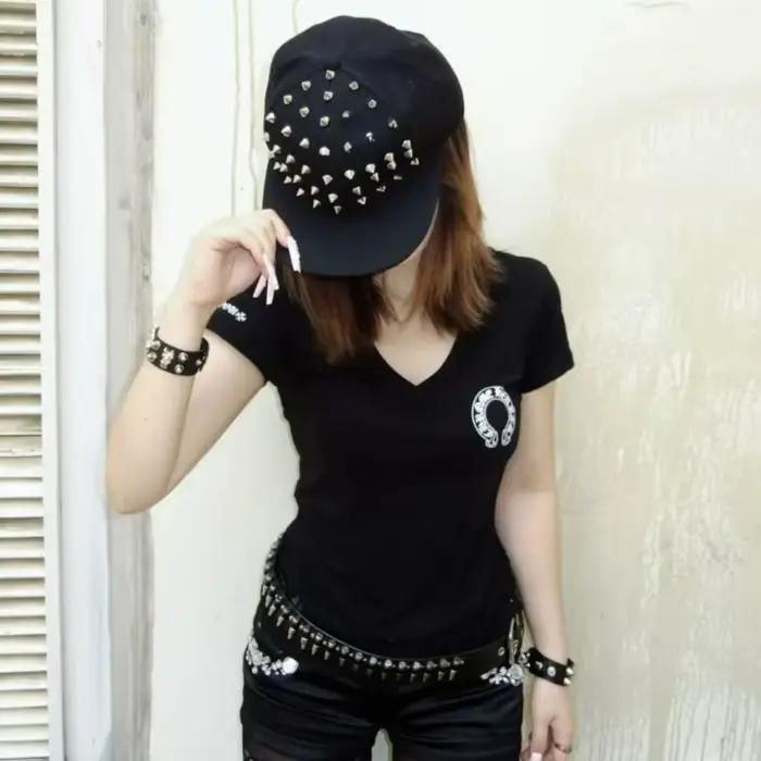 Casquette de Baseball à rivets Rock pour femmes et hommes