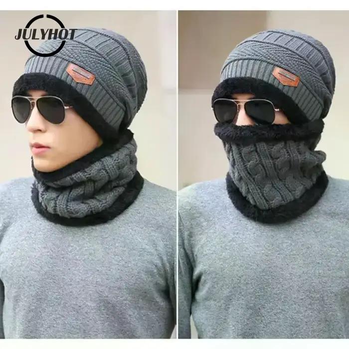 1 ensemble hiver chaud chapeau écharpe