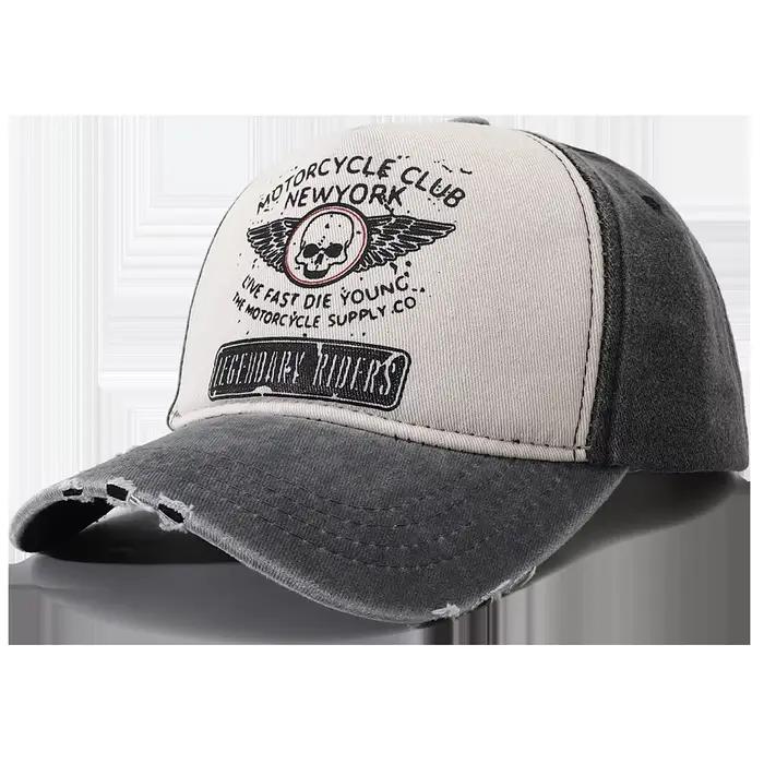 Casquette de moto Punk pour femmes et hommes