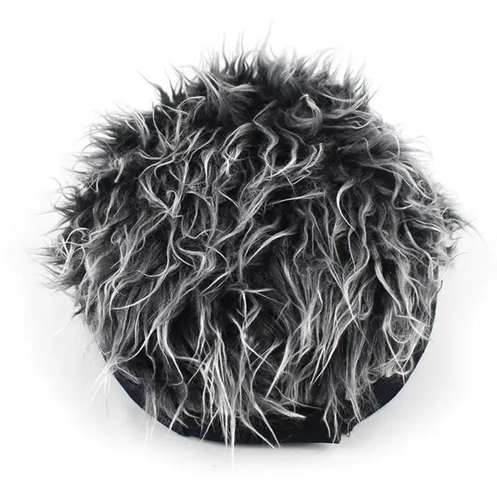 Chapeau de perruque unisexe en coton polyester casquette de baseball solide style sport visière hip-hop décontracté pour hommes et femmes toutes saisons