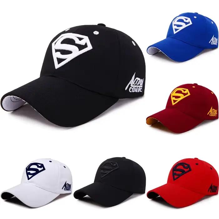 Casquette de baseball en coton avec logo Superman