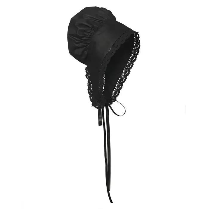 Bonnet blanc vintage pour femmes, accessoire de costume colonial, cosplay de pilgrim, tenue de demoiselle d'honneur, occasion spéciale Halloween Carnaval