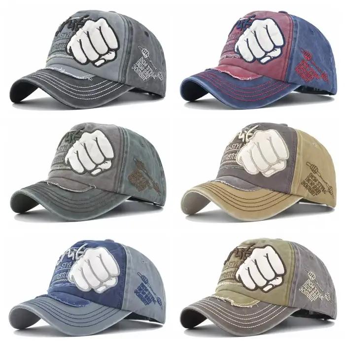 Casquette de baseball Hip Hop avec broderie de lettres