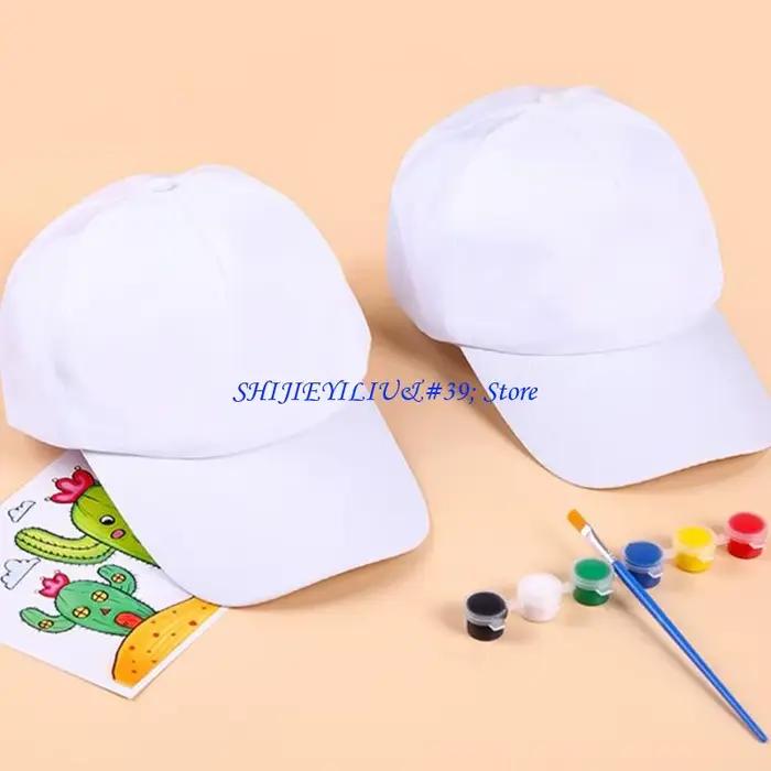 Chapeau dessin unisexe en cuir pour enfants style sport motif animal de compagnie occasions extérieures quatre saisons projet artistique atelier été activité fête anniversaire
