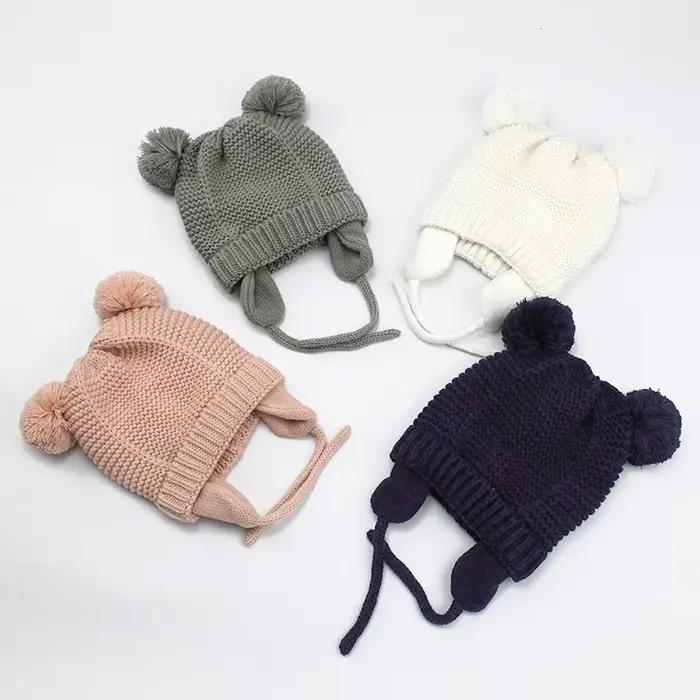 Chapeau d'hiver pour bébé de 0 à 12 mois