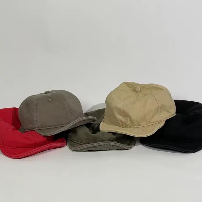 Casquette rétro à bord court pour hommes et femmes