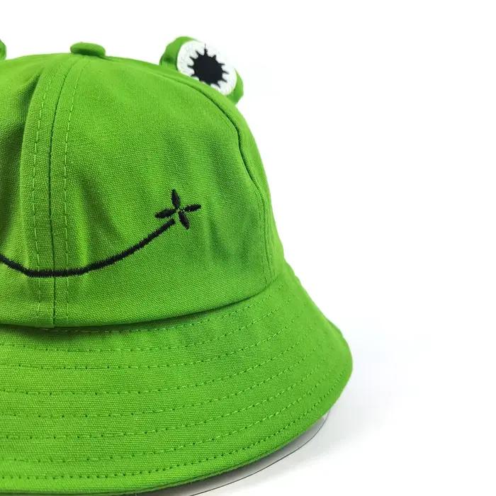 Chapeau Seau Grenouille Unisexe avec Motifs de Dessins Animés pour Activités Extérieures Adultes et Enfants Occasions de Plage Parc Randonnée