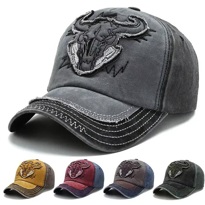 Nouvelle Casquette de Baseball en Jean Délavé Style Hip Hop Vintage 2026