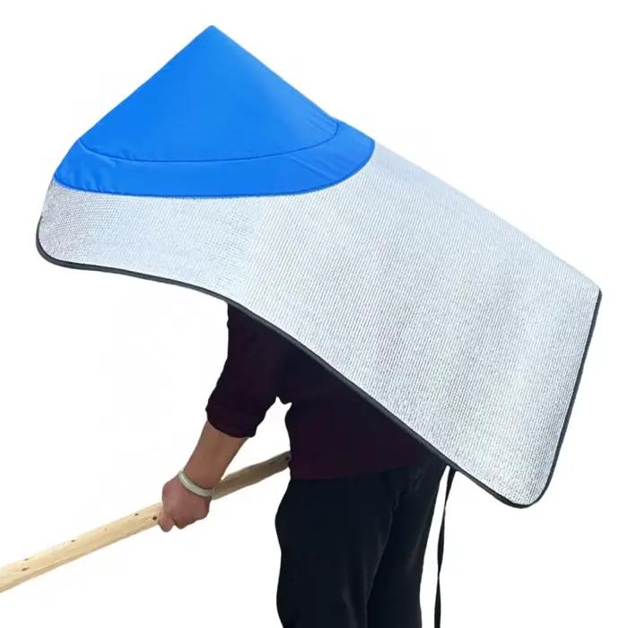 Cape à capuche anti-UV et anti-pluie - Chapeau respirant