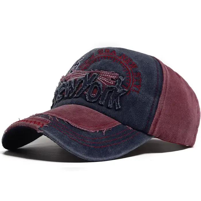 Casquettes pour hommes vintage délavées