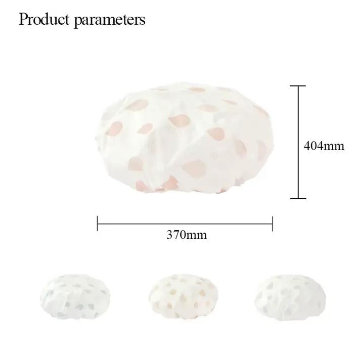Élastique 1 pièces adulte hôtel femme femmes bonnet de douche couverture de cheveux couvre-tête chapeau de bain