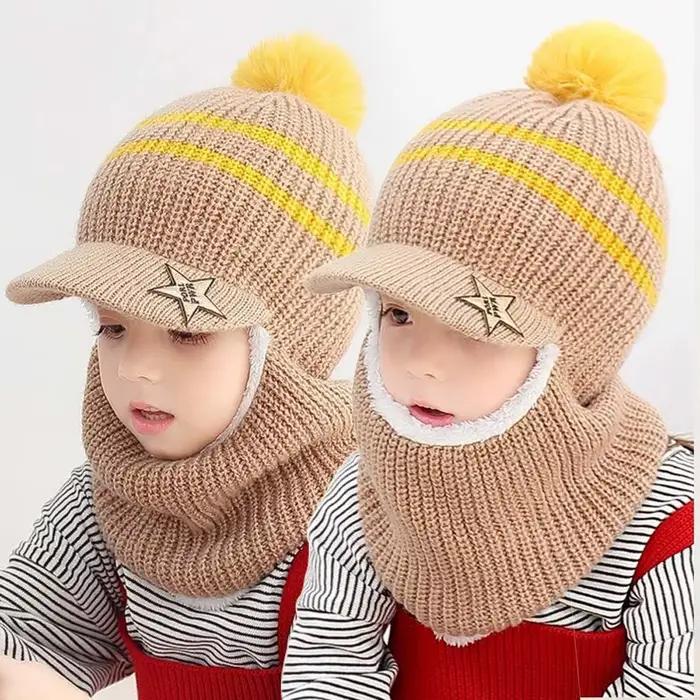 Filles garçons cou plus chaud visage garde complet