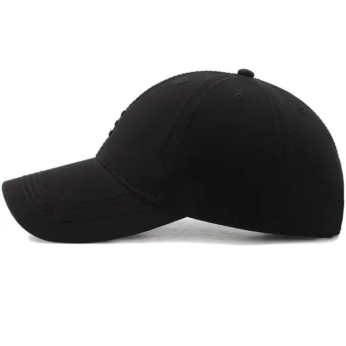 4 couleurs nouvelle mode capote casquette de Baseball Sport de plein air décontracté coton Snapback chapeaux pour hommes et femmes trois barres papa chapeau conception