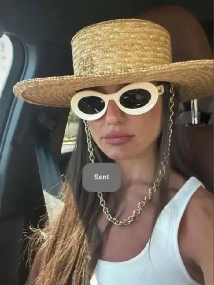 Chapeaux de soleil classiques en paille Panama pour femmes