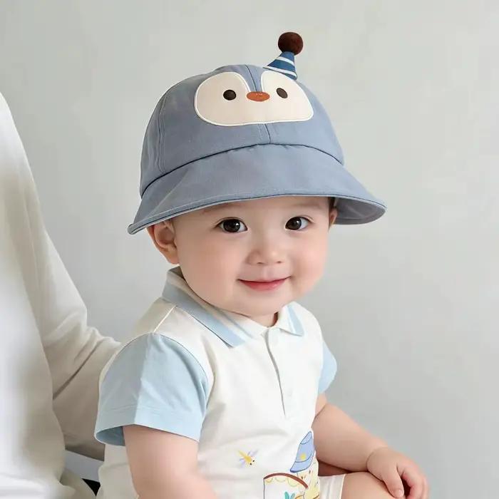 Casquette de baseball pour bébé à motif pingouin