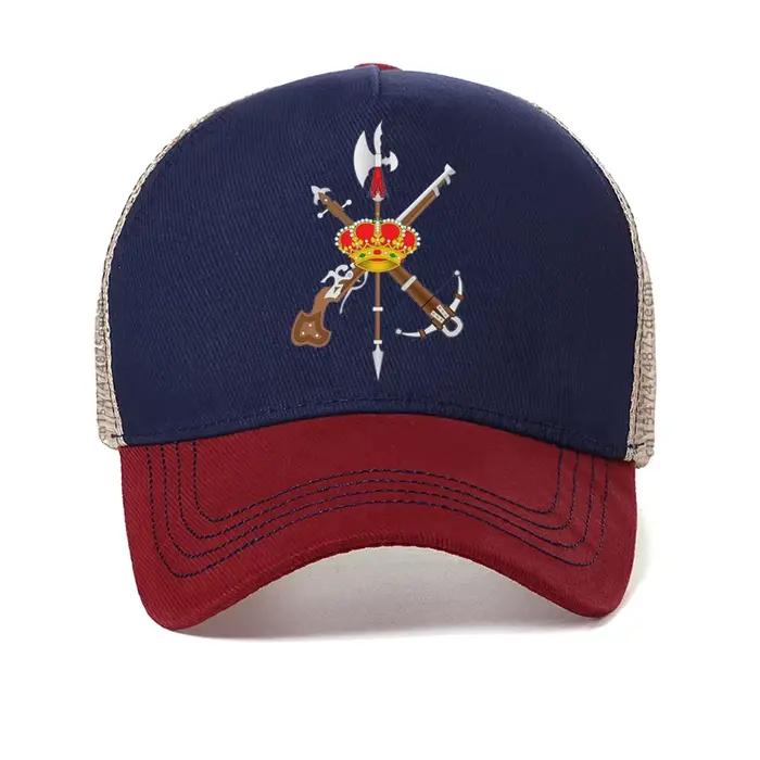 Casquette de baseball moderne avec drapeau espagnol et armoiries de la Légion espagnole