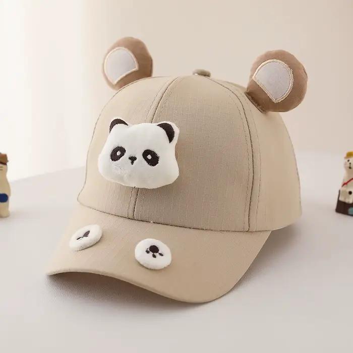 Casquette de baseball en peluche panda mignonne pour filles