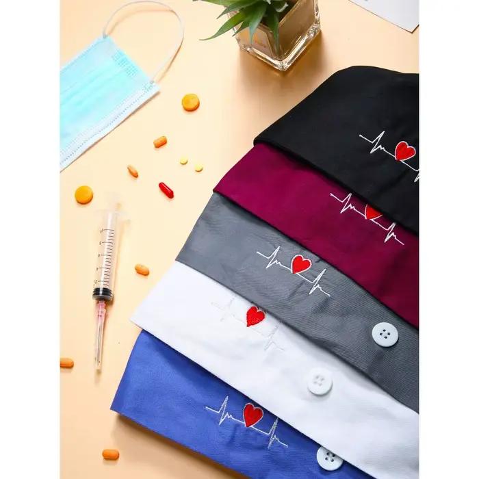 Casquette médicale MERTRAW avec imprimés cartoon animal et floral pour vétérinaires et personnel de soins动物医疗帽MERTRAW带卡通动物和花卉印花适合兽医和护理人员