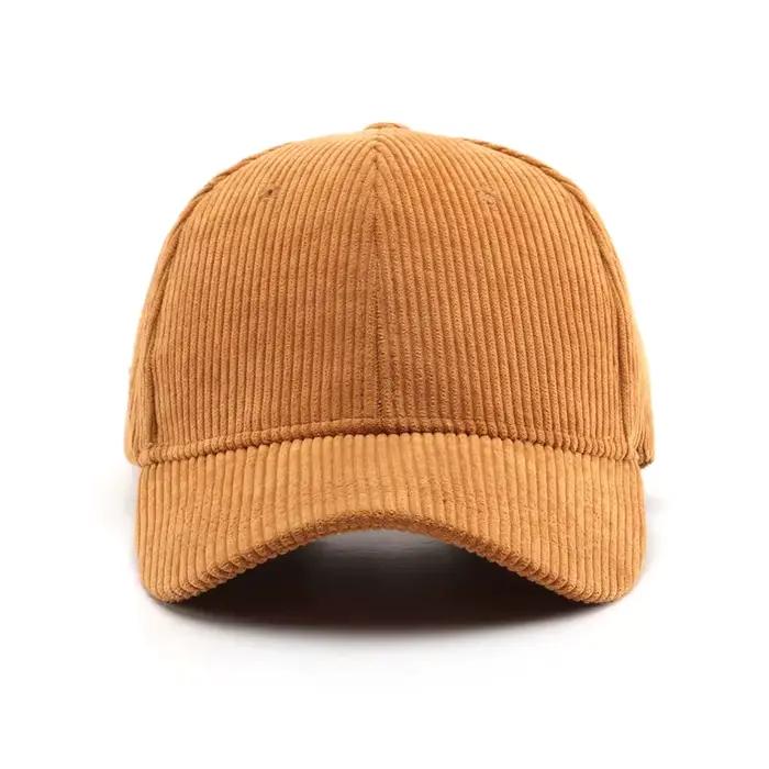 Casquette de Baseball en velours côtelé pour femmes et hommes