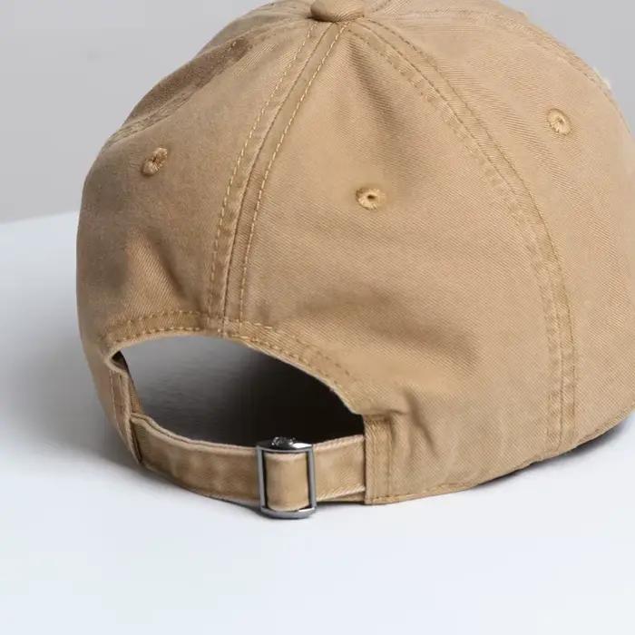 Casquette de baseball vintage délavée avec logo personnalisé