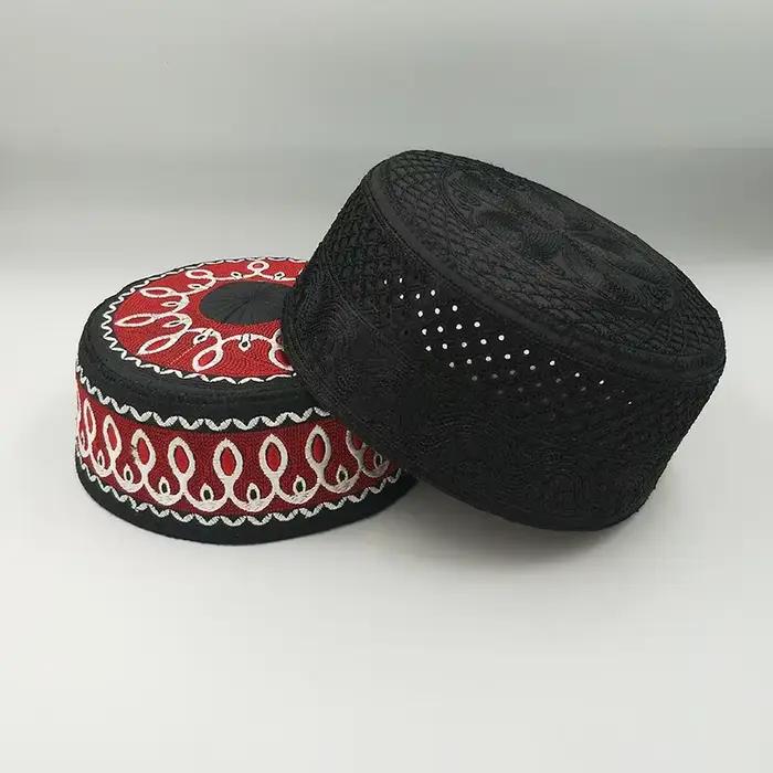 Casquette de prière à dessus plat en maille respirante unisexe