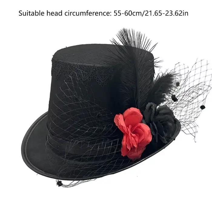 Grand Chapeau à Fleurs en Maille pour Femme et Homme