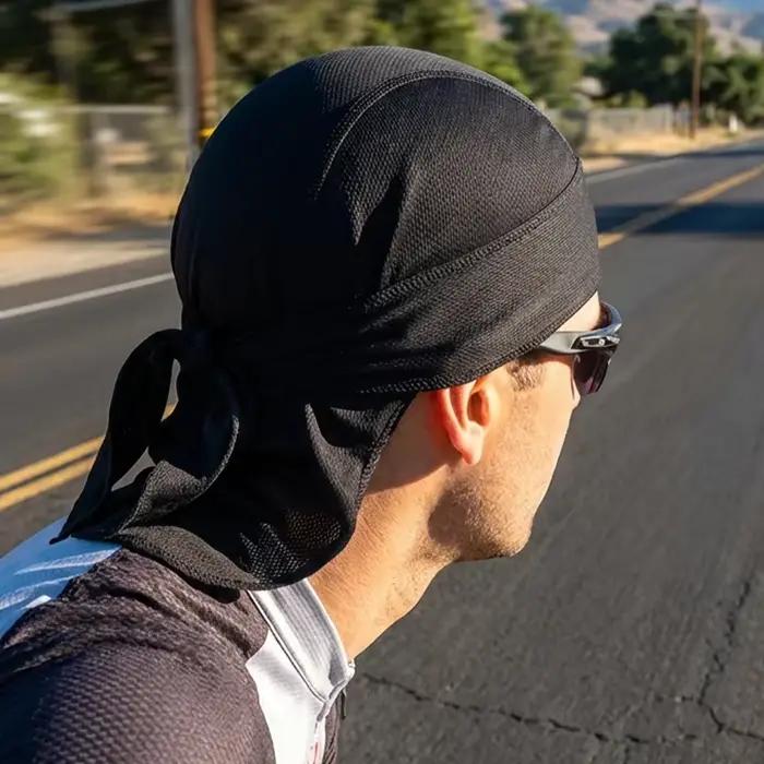 Chapeau de Cycliste en Polyester Maille Respirante pour Hommes Confortable et Styliste Occasions Extérieures