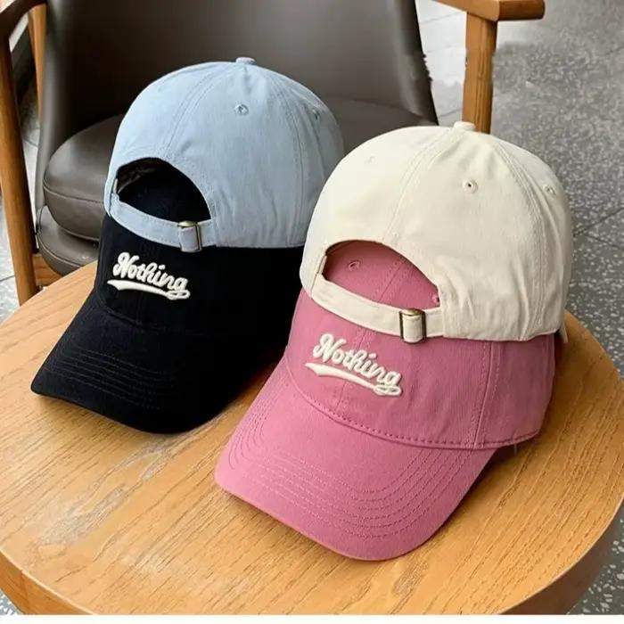 Chapeau de Baseball avec lettres brodées pour femmes et hommes