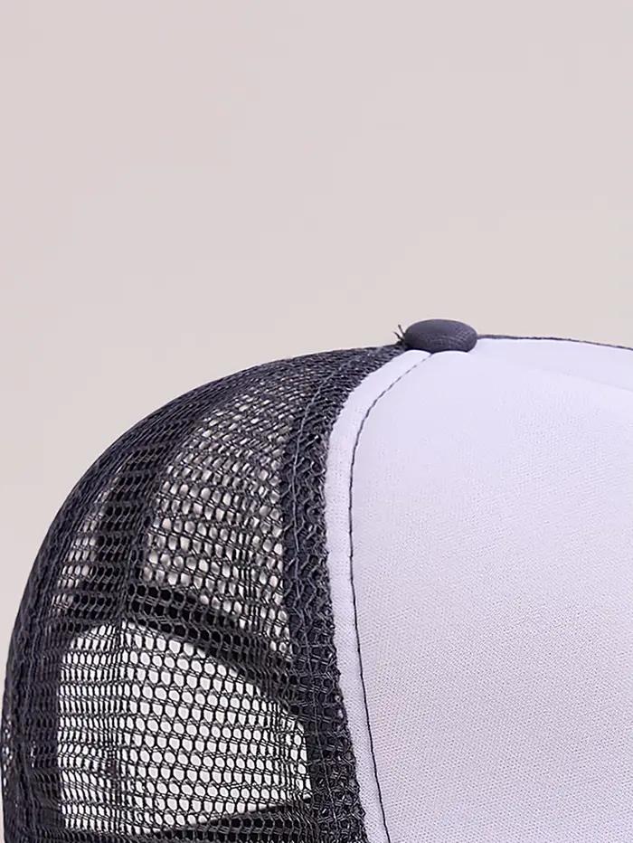Chapeau gris à motifs de 26 lettres pour enfants 4-6 ans casquette de baseball pare-soleil activités de plein air tricoté ajustable