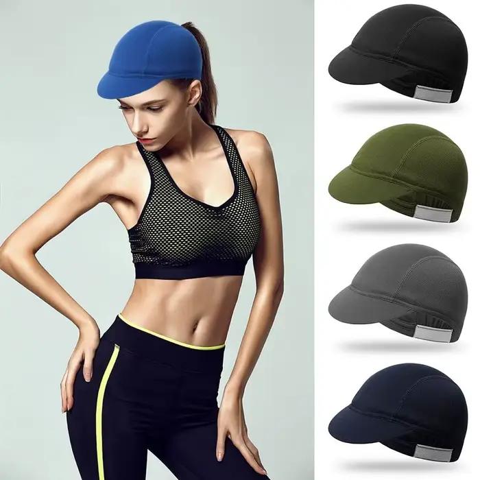 Casquette de cyclisme avec visière pour hommes et femmes