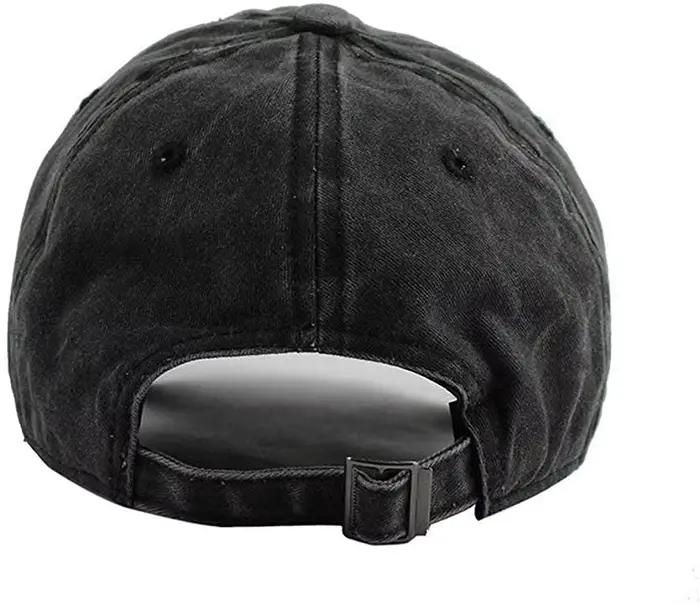 Casquette de baseball unisexe denim avec scène de lune et orignal, chapeau de papa, casquette de cow-boy pour homme et femme, polyvalente et résistante