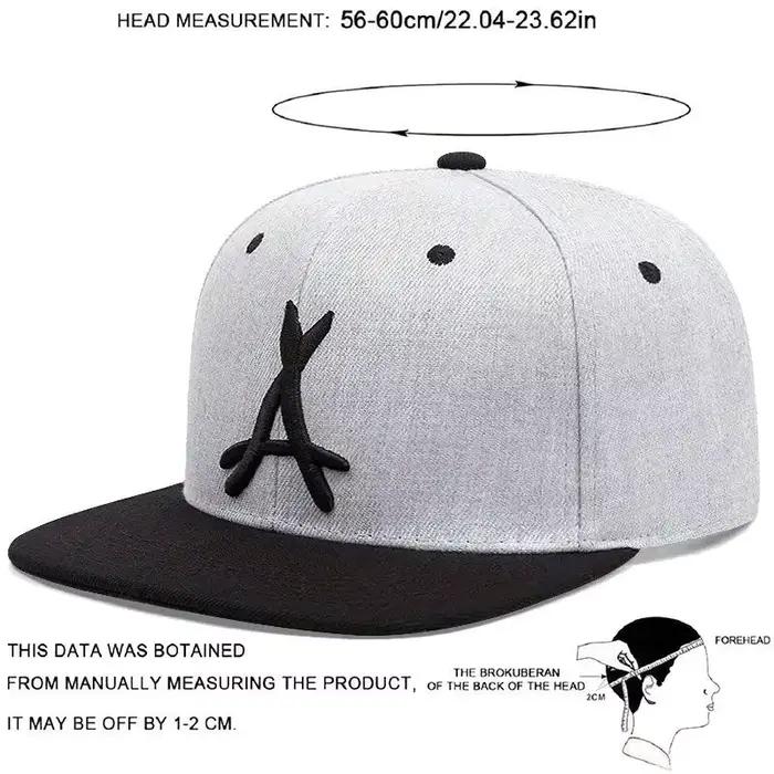 Casquette de baseball rétro américaine hip-hop à visière plate avec lettres brodées en 3D style streetwear décontracté chapeau de soleil casquette de sport et de golf pour homme femme quatre saisons